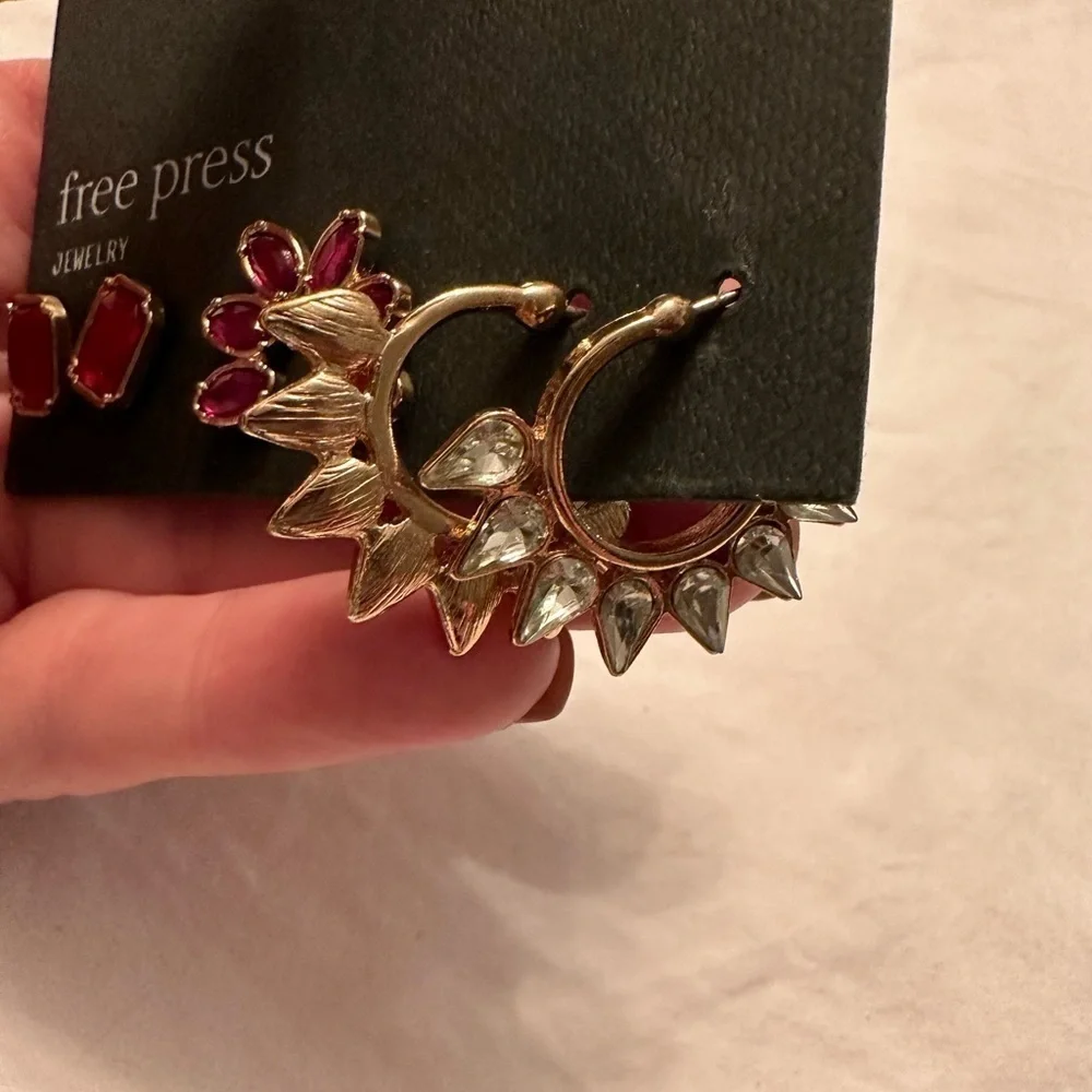 🎉3 pair of Nickel Free Earrings from Free Press